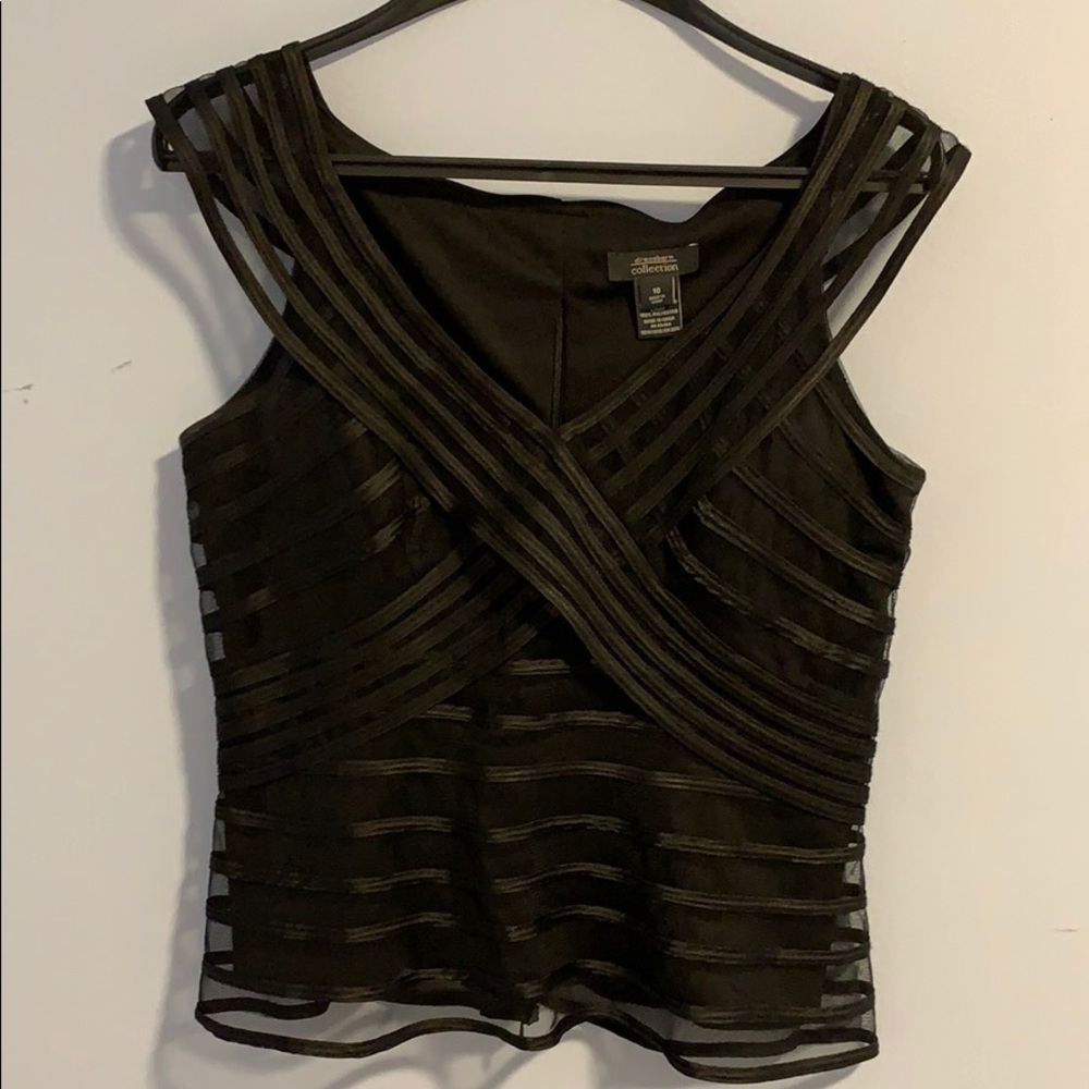 Dress barn | Black Flared Top | Size 10